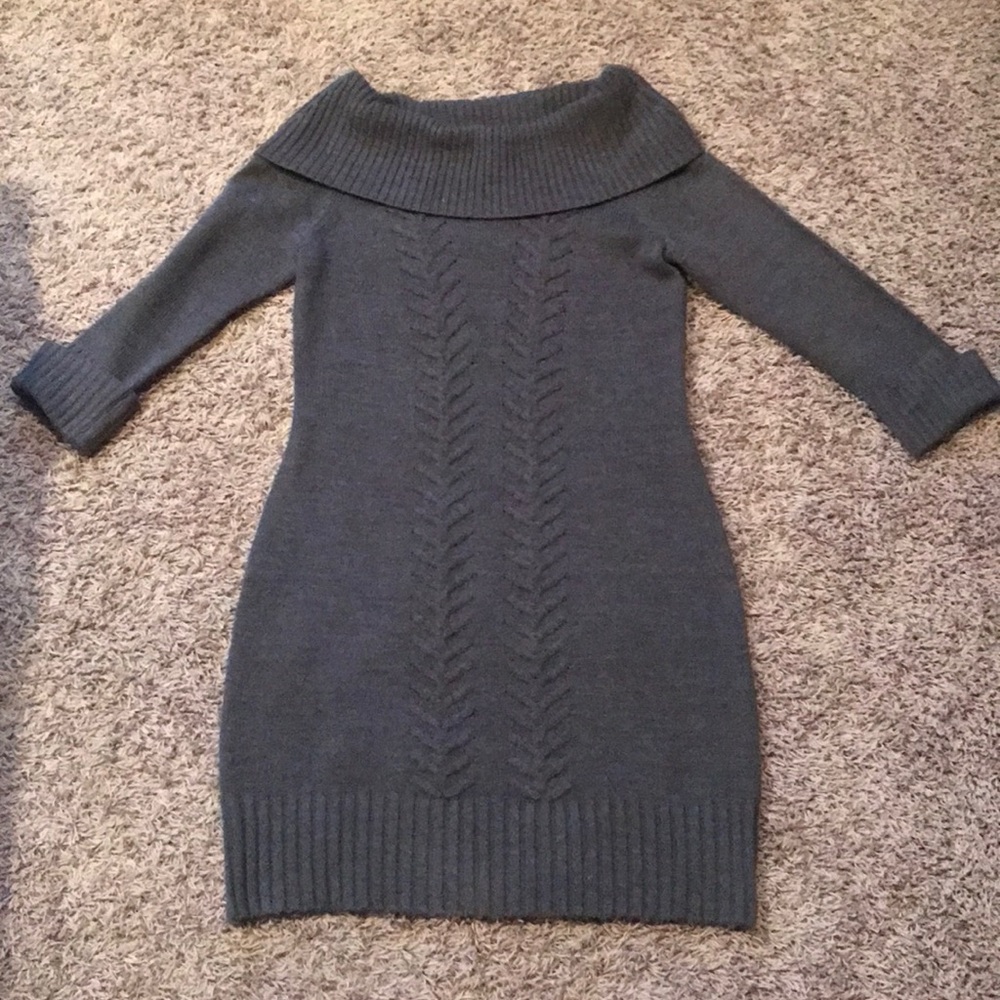 Dark great sweater dress